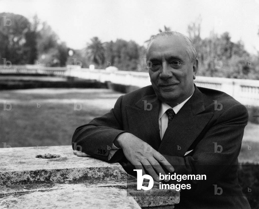 Pietro Campilli smiling with crossed arms