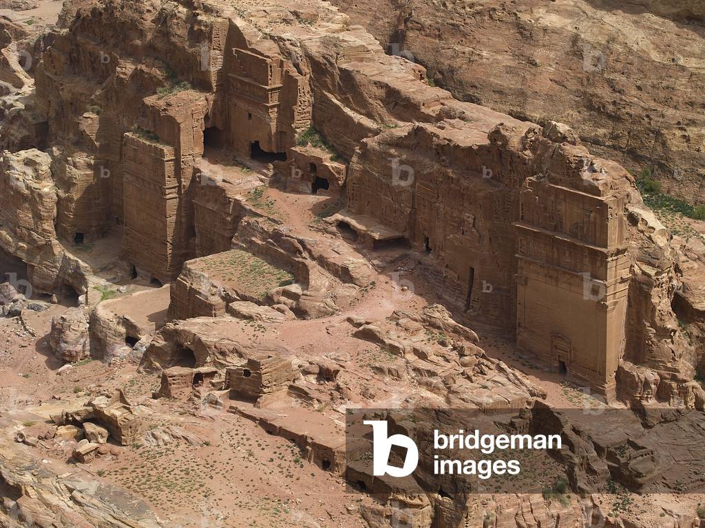 Bab el-Siq Tombs, 1st Century B.C.-1st Century A.D., carved stone