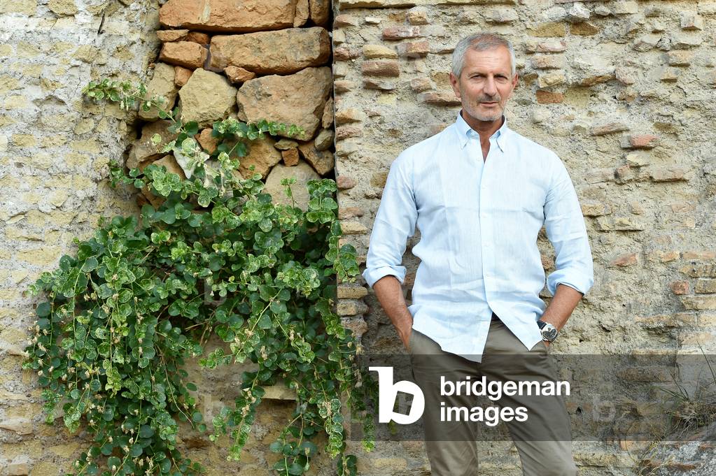 Italian writer Gianrico Carofiglio at the XX edition of the International Literature Festival in Rome entitled 'Reading the world', in the new setting of the Palatine Stadium, Rome (Italy), July 22nd, 2021