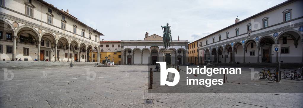 Piazza della Santissima Annunziata, Florence, Italy (photo)