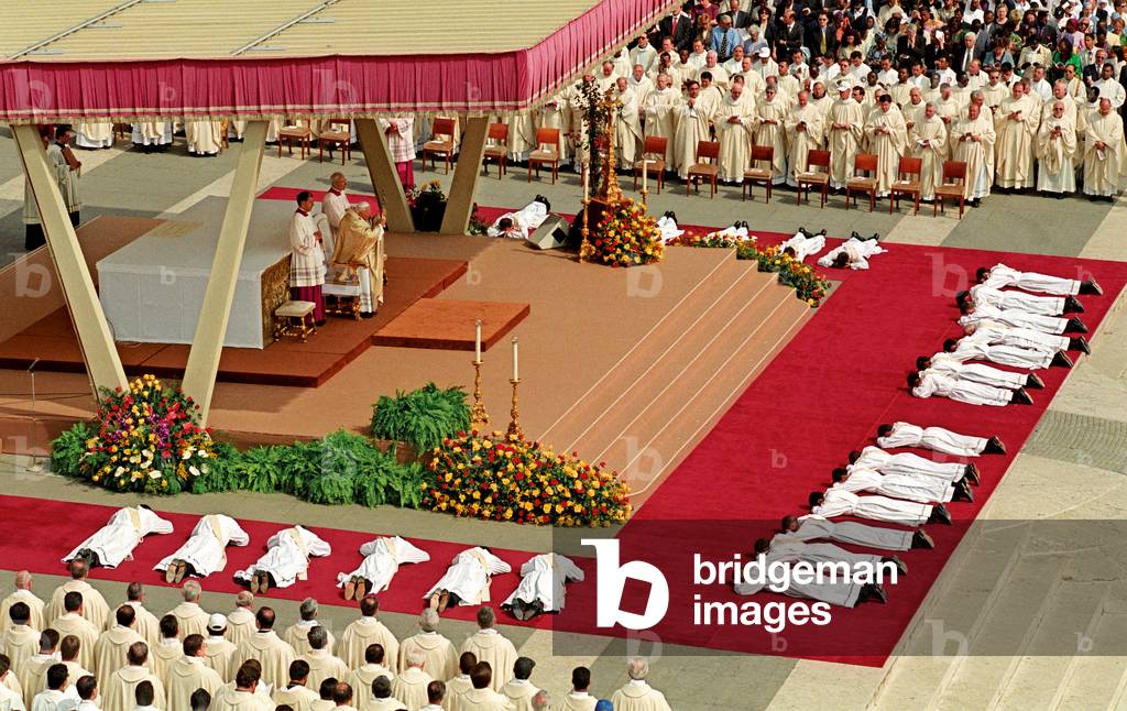 Pope John Paul II, Vatican City, Vatican City State, 1990 (photo)