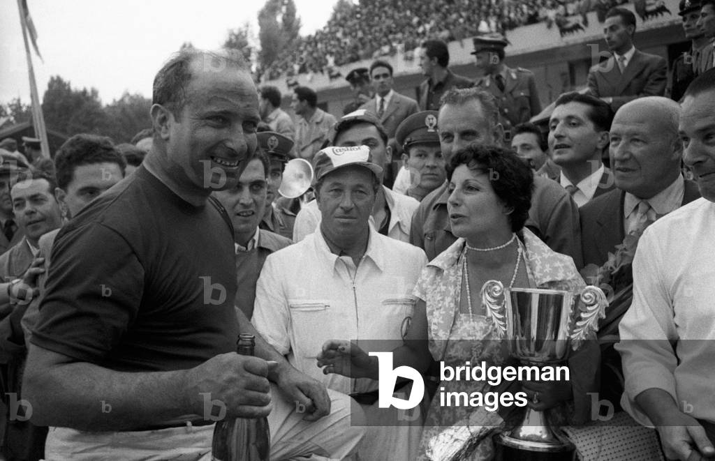 Juan Manuel Fangio won the 6th Italian Grand Prix, Monza, Italy