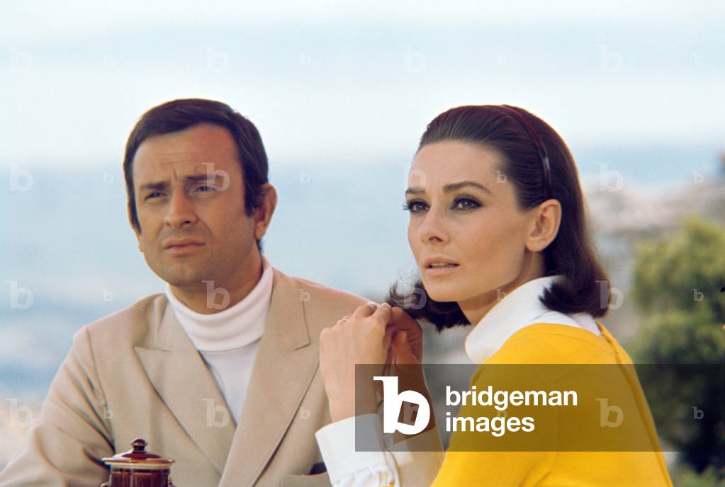 Actors Audrey Hepburn and Georges Descrieres, United Kingdom, 1967 (photo)