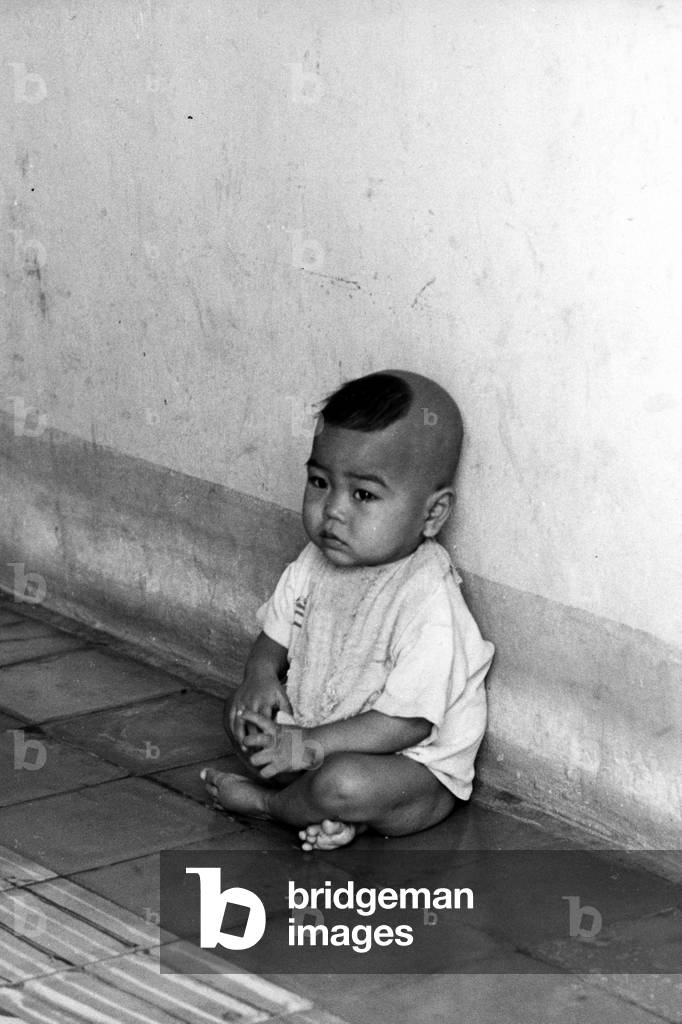A little boy at an orphanage in Saigon