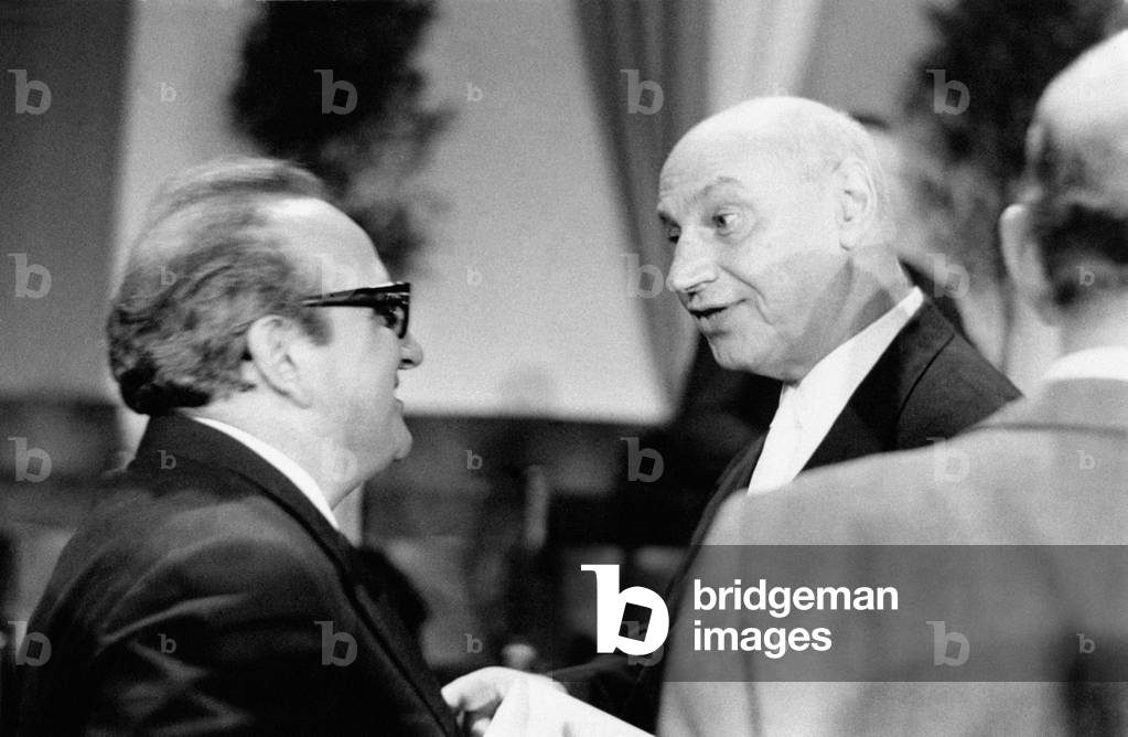 Giovanni Ansaldo with Vasco Pratolini