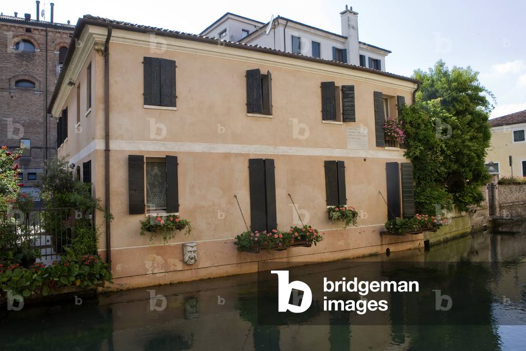 View of the house of Giovanni Comisso, Treviso, Veneto, Italy (photo)