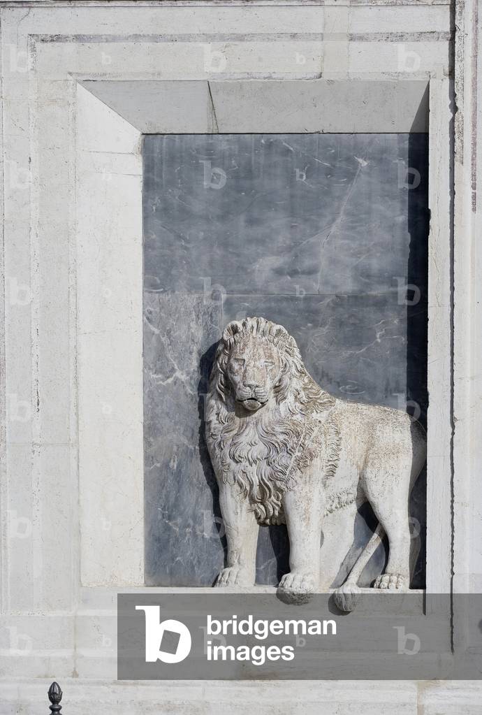 Lion from the facade of the Scuola Grande di San Marco, Venice (stone)