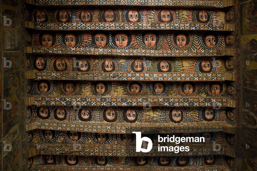 Church of Debre Berhan Selassie, Gonder, Ethiopia, Africa (photo)