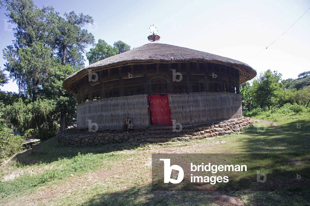 Debre Sina Maryam Church, Gorgora, Lake Tana, Ethiopia, Africa (photo)