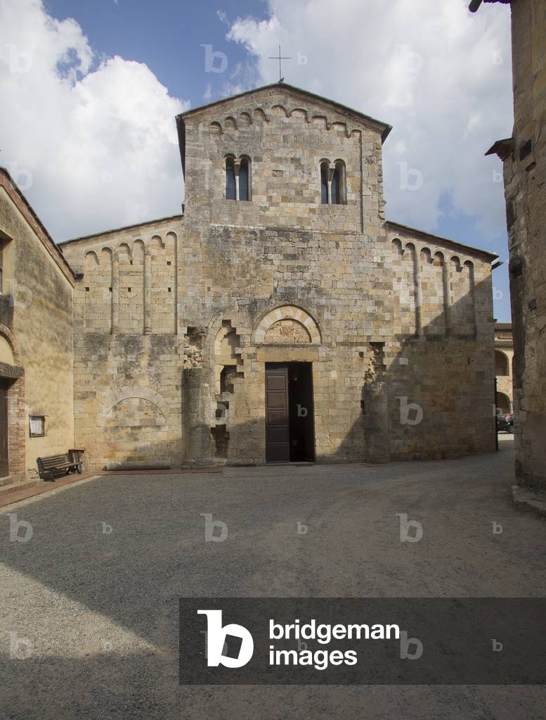 Saint Salvatore and Saint Cirino Abbey, Abbadia, Monteriggioni, Province of Siena, Tuscany, Italy (photo)