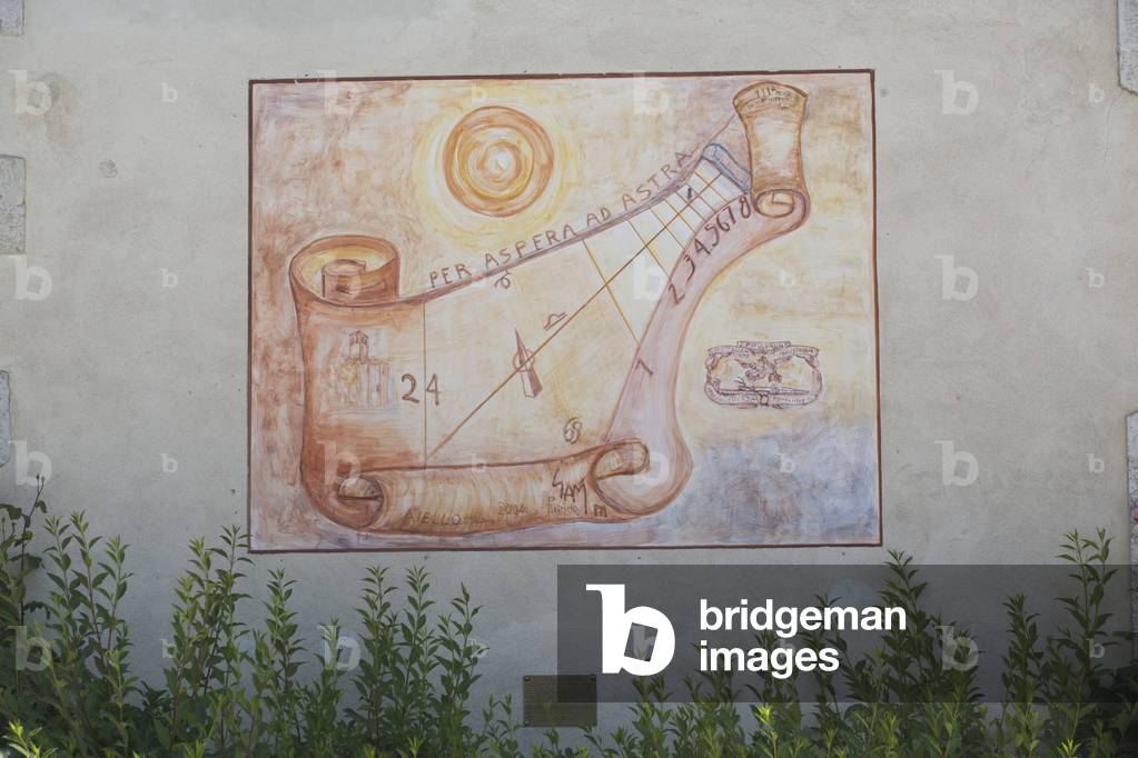 Sundiel, meridien, Aiello del Friuli, Friuli, Italy