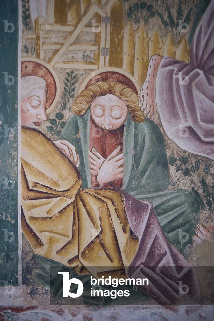 Vincenzo di Castua 1474, St. Maria delle Lastre church, fresco, Beram, Croatia, Istria (photo)