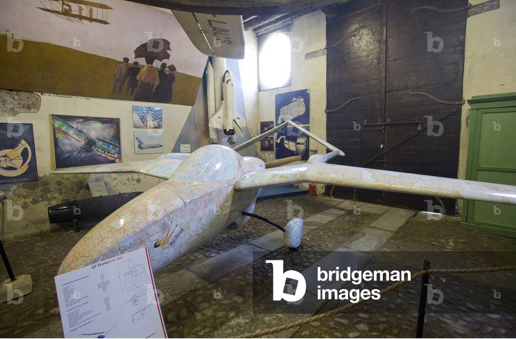 San Pelagio Castle, Museum, aircraft, Due Carrare, Veneto, Italy, 2010 (photo)
