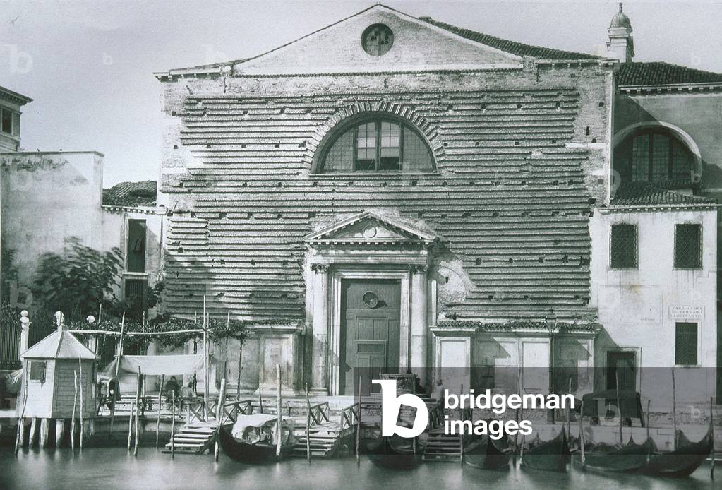 View of the Church of San Marcuolo (b/w photo)