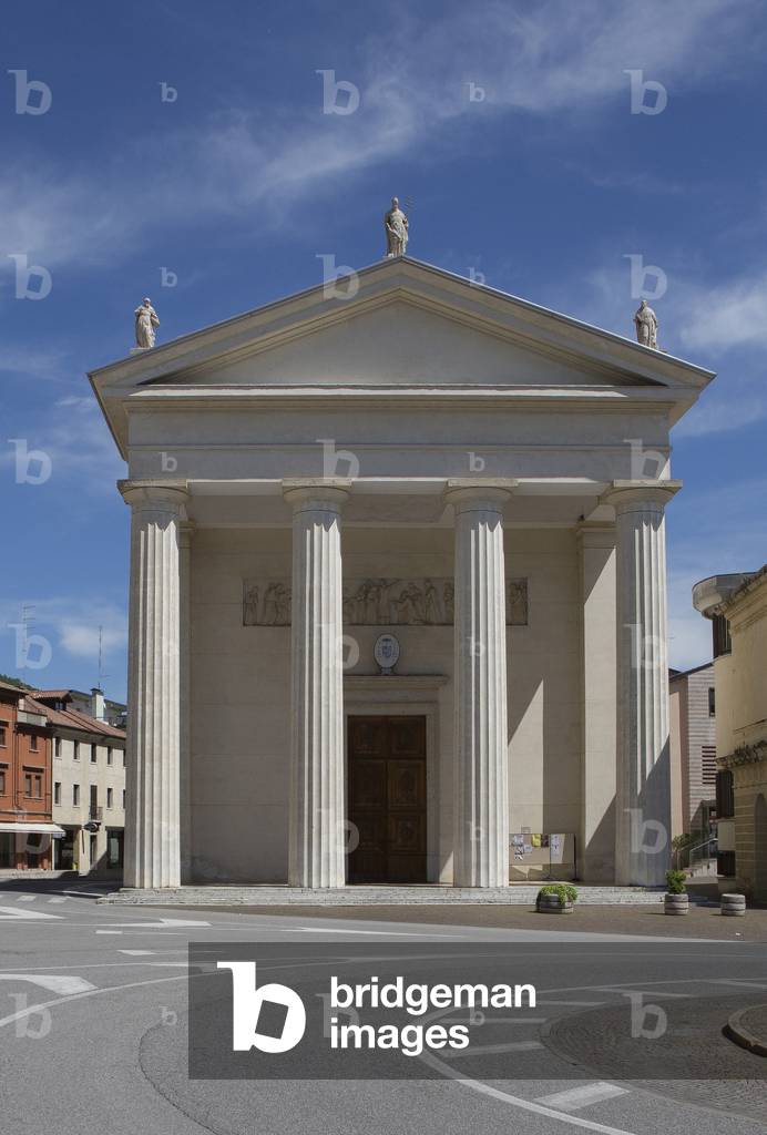 Parish Church of Valdobbiaden, province of Treviso, Veneto, Italy (photo)