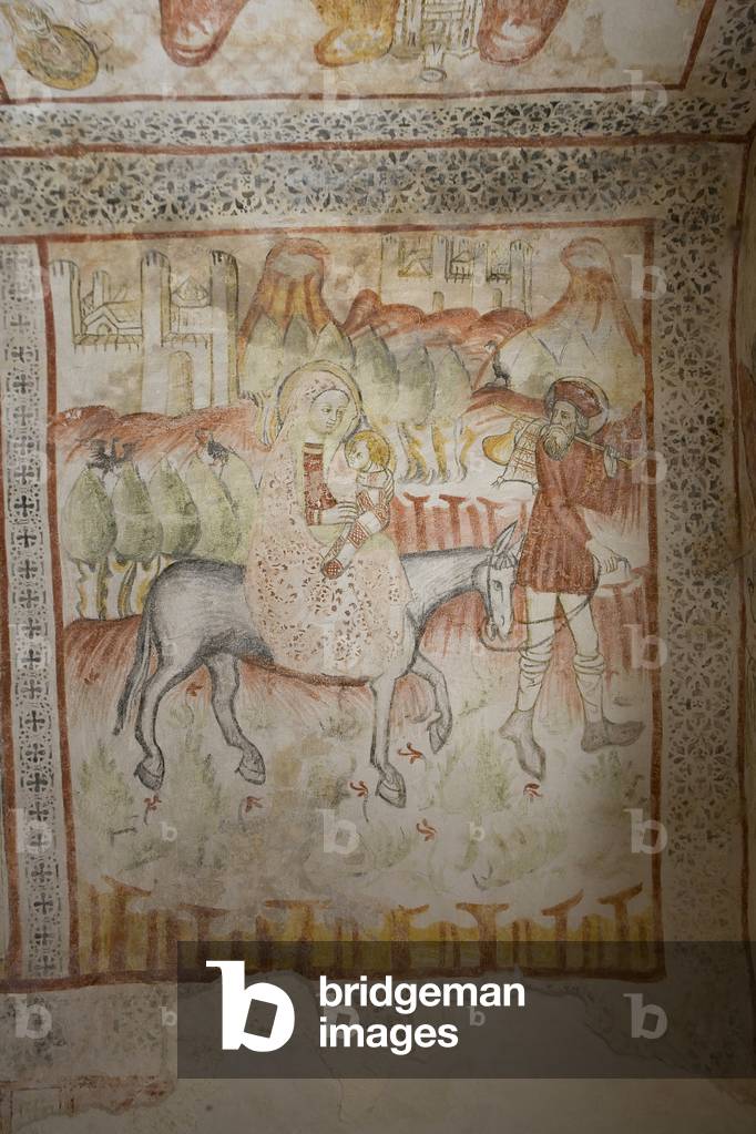 Bale, Valle, St. Spirito church, fresco, Croatia, Istria (photo)