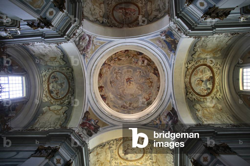 View of the ceiling, Church of the Holy Cross, San Miniato, Tuscany, Italy (photo) (photo)