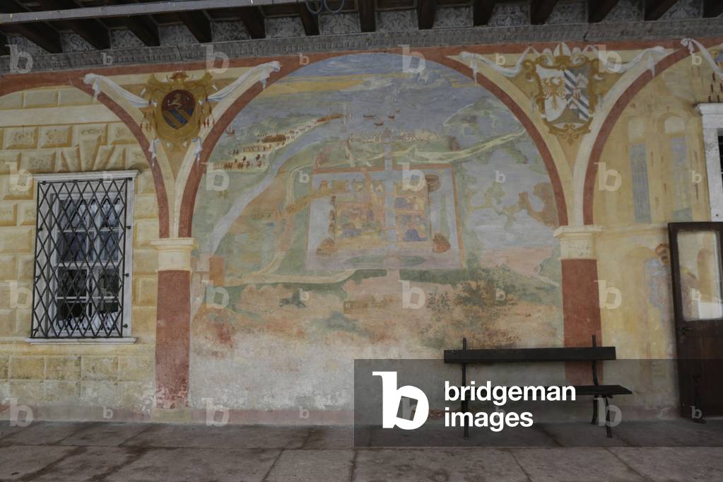 Margon Lunelli villa, fresco, Revine, Trentino Alto Adige, Italy (photo)