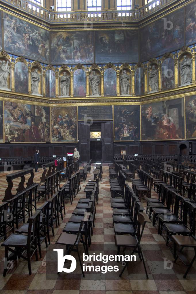 View of the interior of Church of Beata Vergine del Soccorso, 