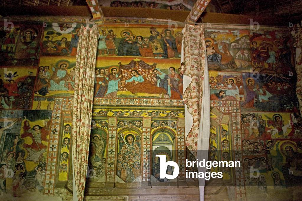 Narga Selassie Christian Church, Island of Dek, Lake Tana, Gondar Region, Ethiopia, Africa (photo)