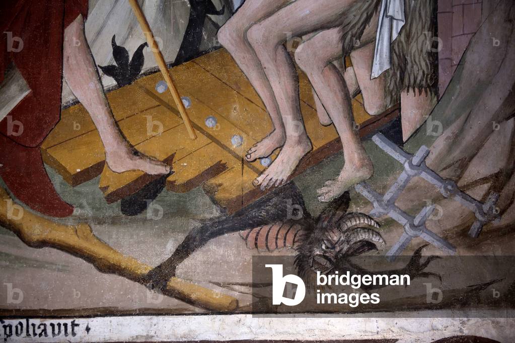 Descent to the hell, c.1492 (fresco) (detail of 3702448)