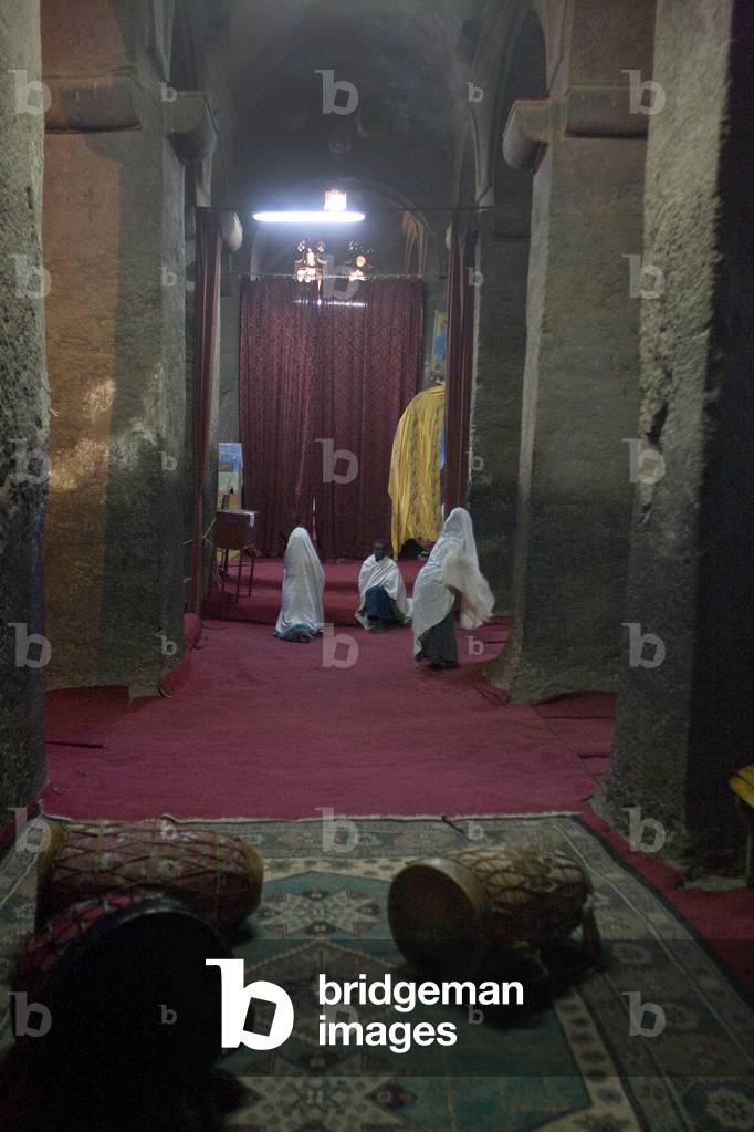 Bet Medhane Alem church, Lalibela, Ethiopia (photo)