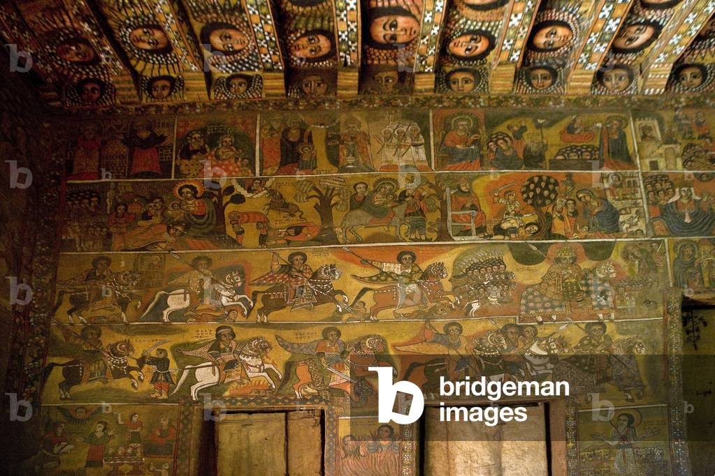 Church of Debre Berhan Selassie, Gonder, Ethiopia, Africa (photo)