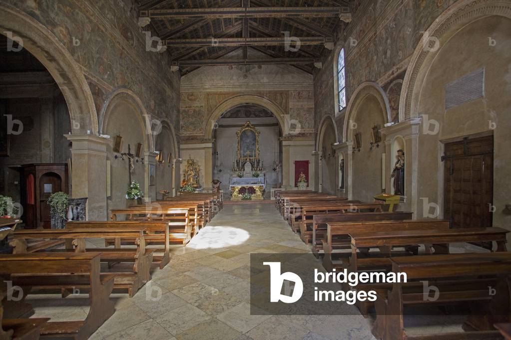 Saint Giovanni church, nave, Portogruaro, Veneto, Italy
