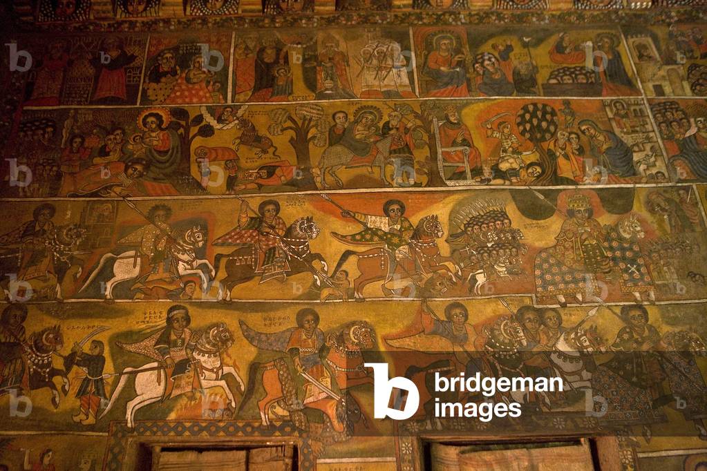 Church of Debre Berhan Selassie, Gonder, Ethiopia, Africa (photo)