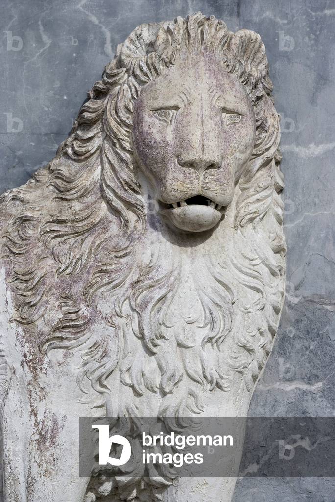Lion from the facade of the Scuola Grande di San Marco, Venice (stone)