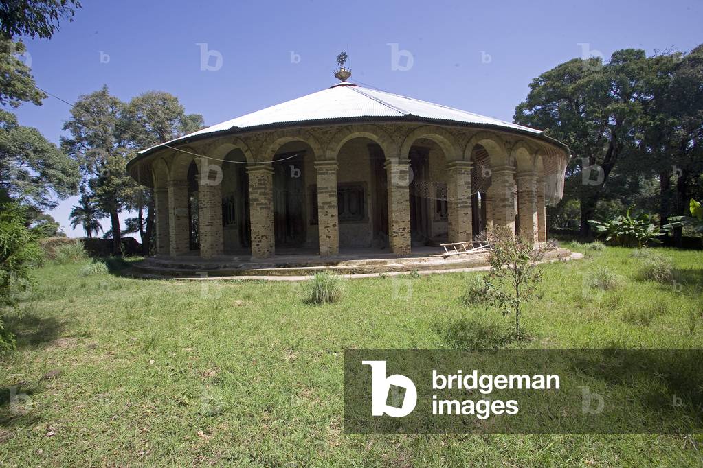Narga Selassie Christian Church, Island of Dek, Lake Tana, Gondar Region, Ethiopia, Africa (photo)