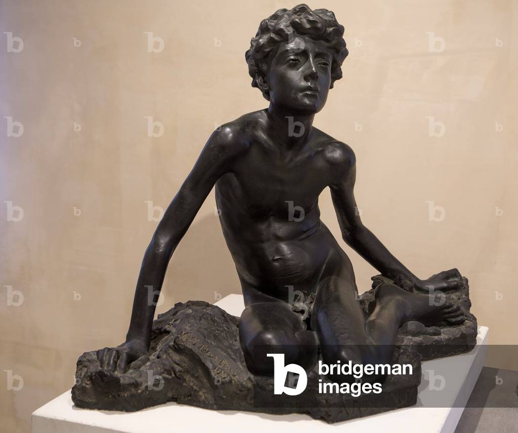young boy, 1907 (bronze)