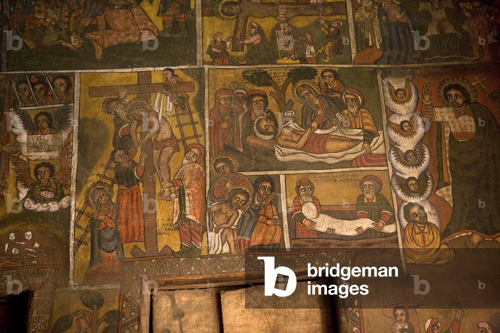 Church of Debre Berhan Selassie, Gonder, Ethiopia, Africa (photo)