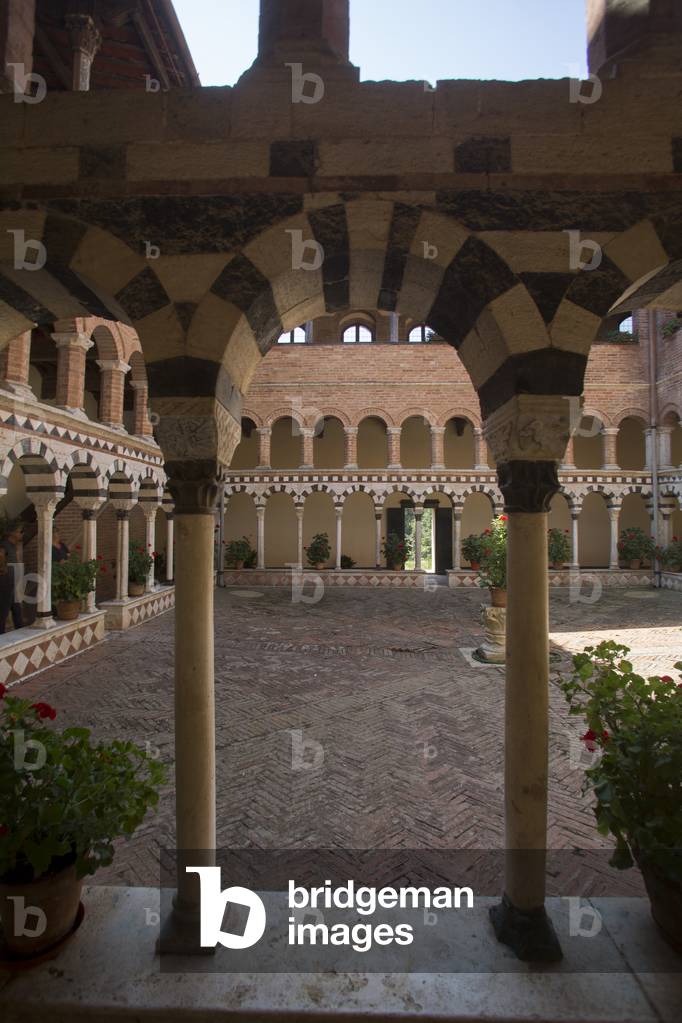 Abbey of Santissima Trinità and Santa Mustiola a Torri, Sovicille, Siena, Tuscany, Italy