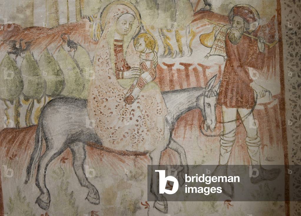 Bale, Valle, St. Spirito church, fresco, Croatia, Istria (photo)