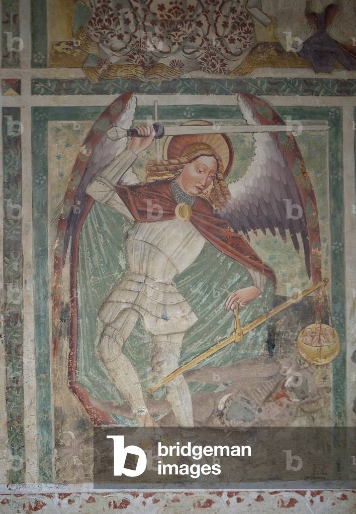 Vincenzo di Castua 1474, St. Maria delle Lastre church, fresco, Beram, Croatia, Istria (photo)