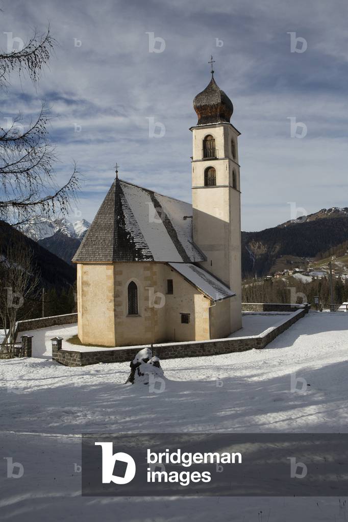 St. Fosca church, Pescul, Veneto, Italy (photo)