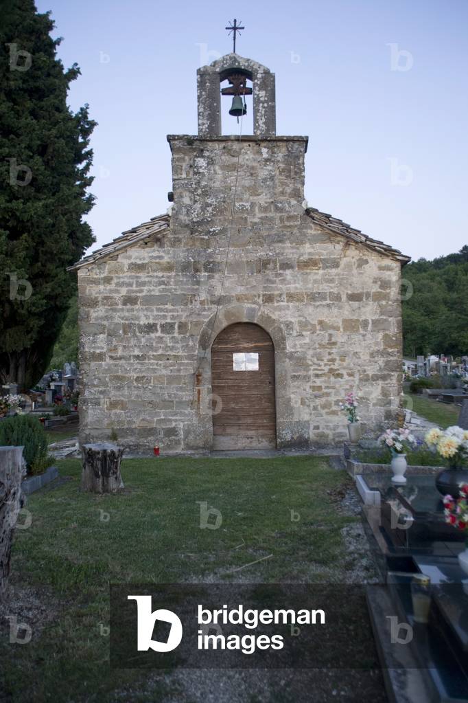 The Church of St. Eliseus, Draguć, Croatia (photo)