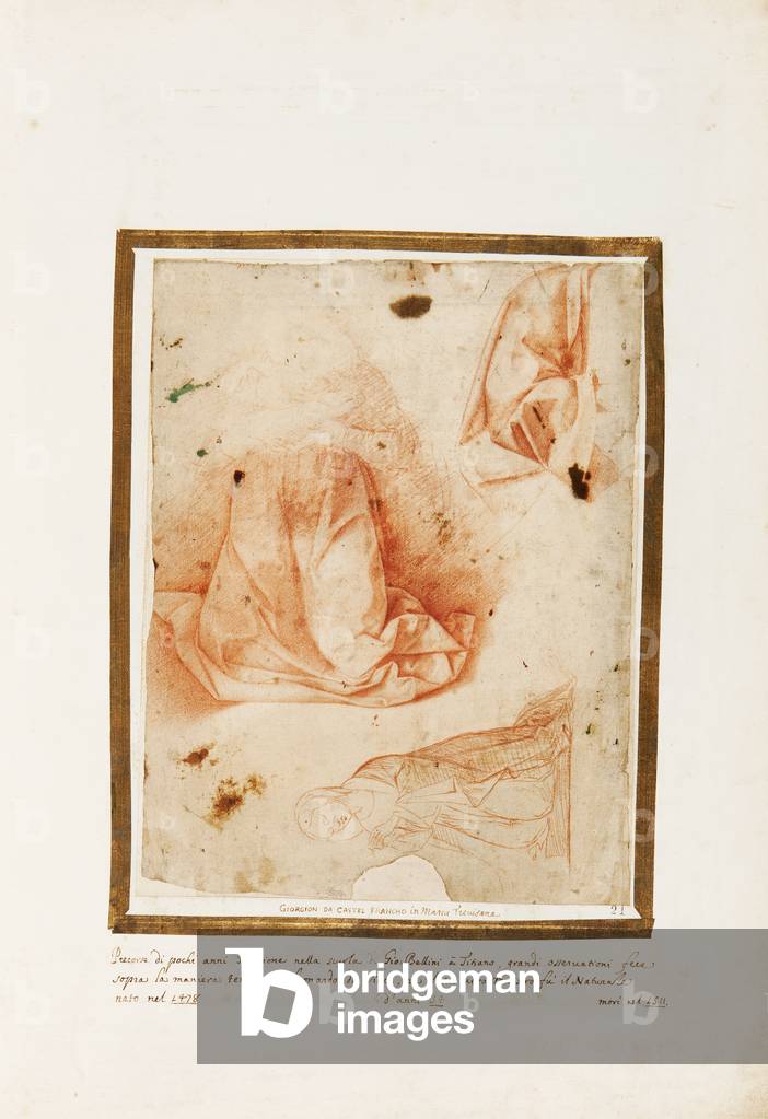 Studies for the Virgin, Study of Drapery, Study for Tapestry