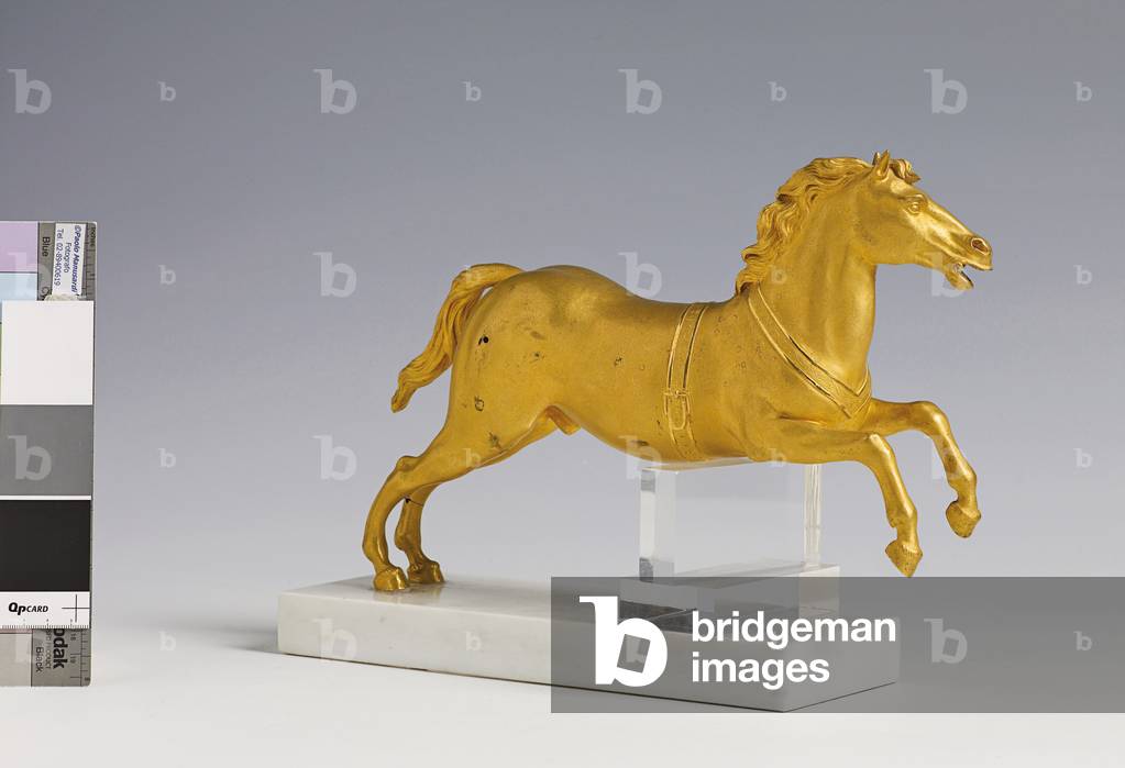 Galloping Horse (gilt bronze)