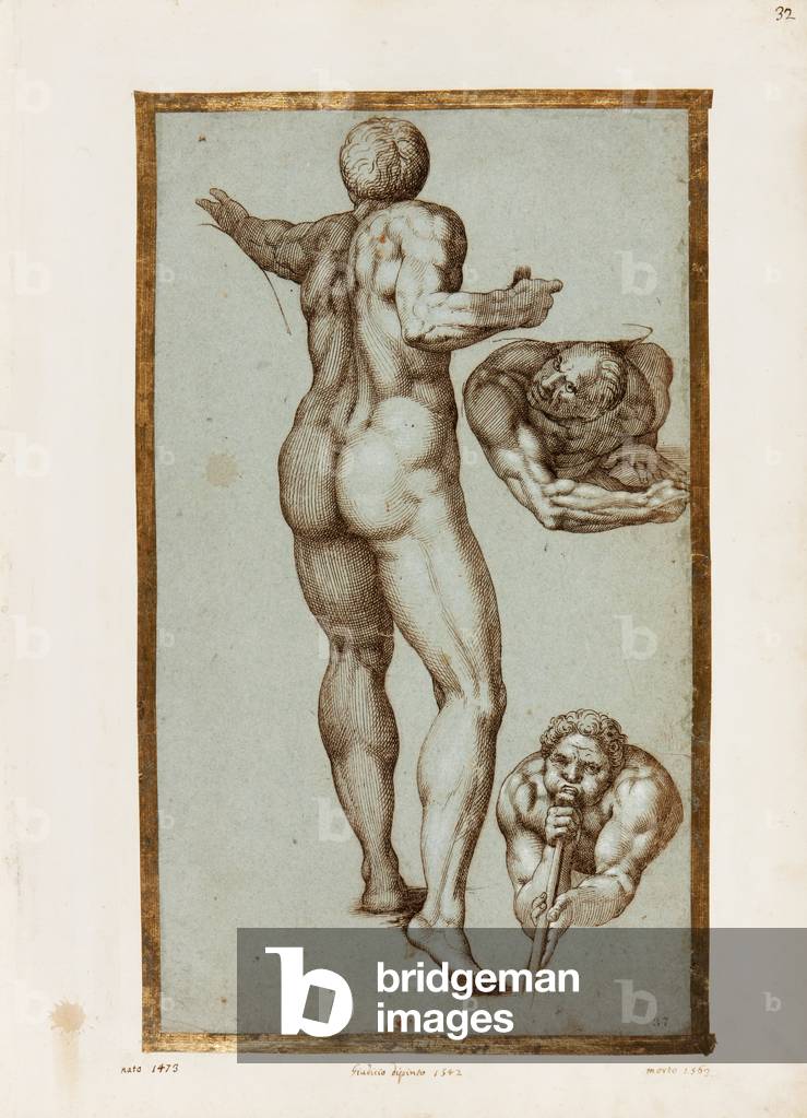 Three Male Figures