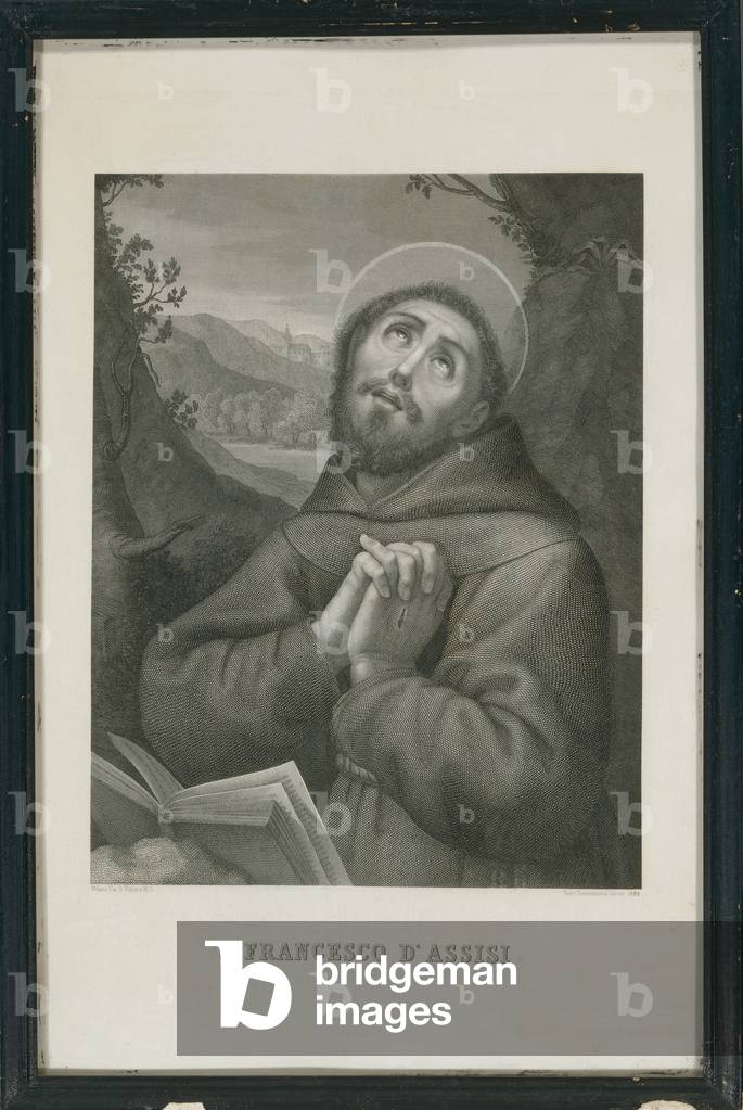 Saint Francis of Assisi Praying