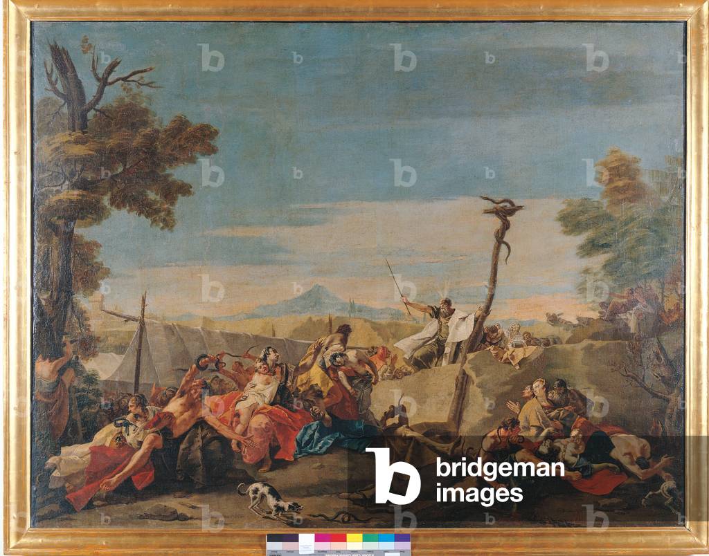 Moses and the Bronze Snake, 1740 (oil on canvas)