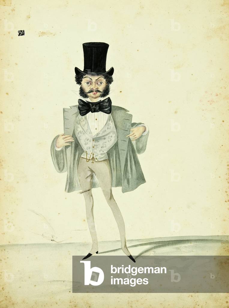 Man in Walking Suit