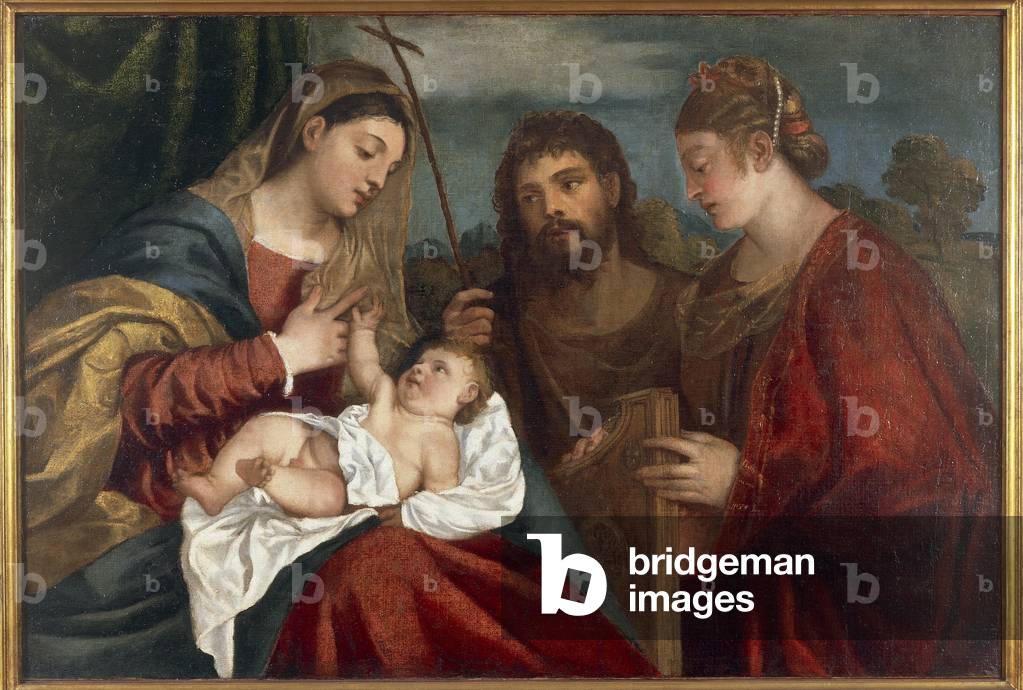 Madonna with Child, Saint John the Baptist and Saint Cecilia