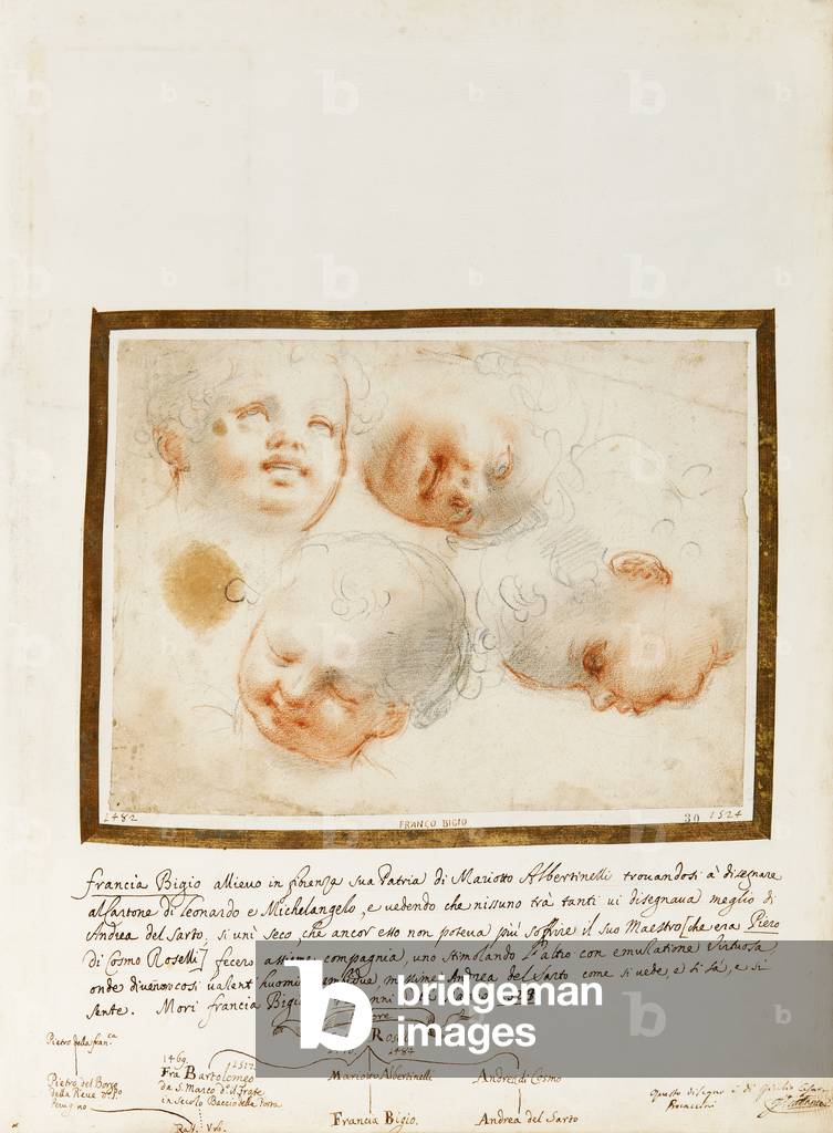 Four Studies of a Child Head