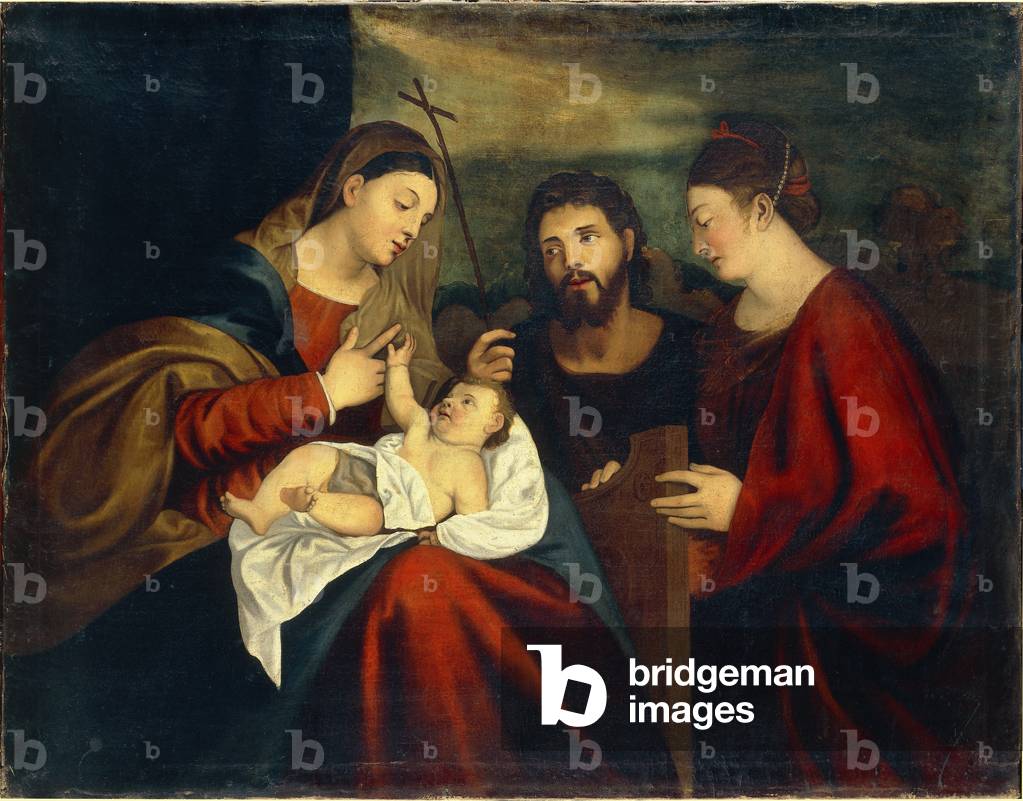 Madonna with the Child, Saint John the Baptist and Saint Cecilia