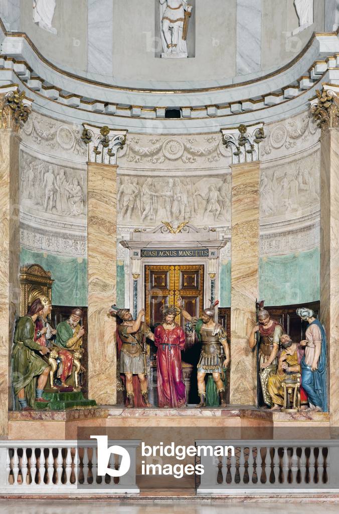 Christ Mocked by the Roman Soldiers, Caiaphas Tearing His Robe, Saint Peter Denying Christ