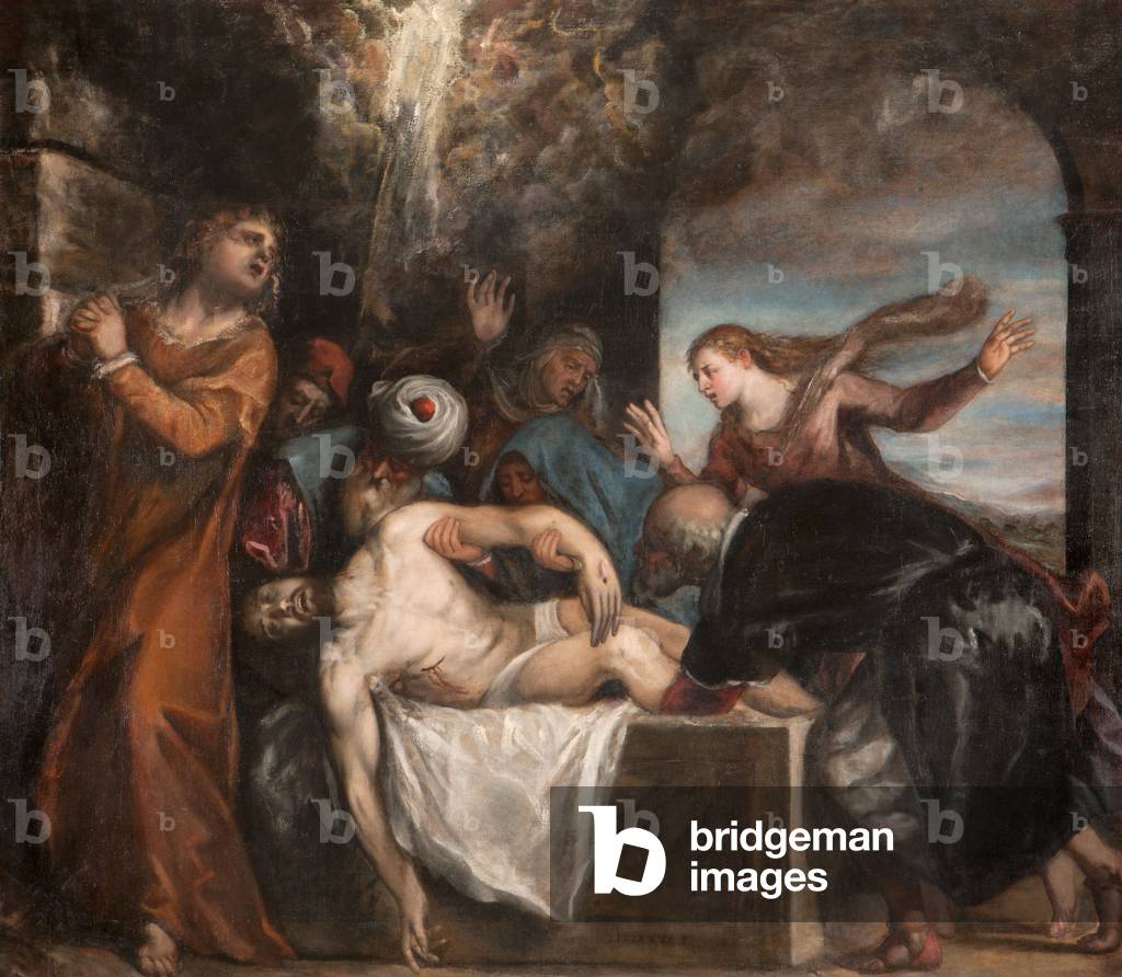 Entombment of Christ into the Sepulcher
