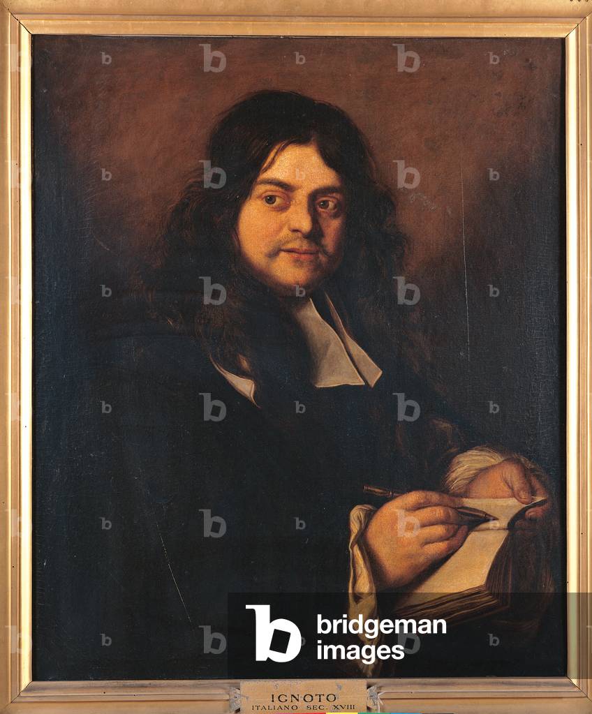 Portrait of a Writer, 1650-75 (oil on canvas)